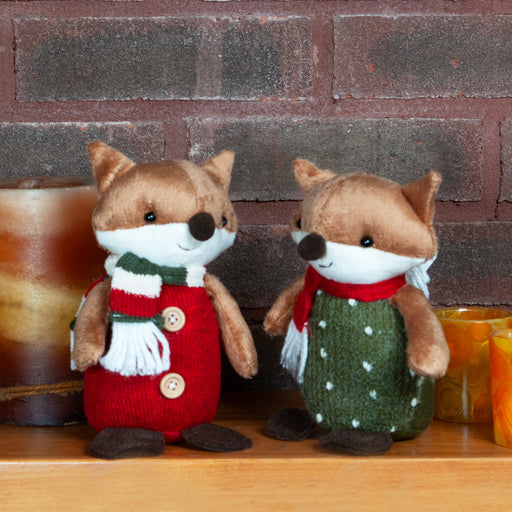 Winter Fox Friends, Home Décor - Set of 2