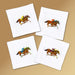 Finish Line Horse Racing Cocktail Napkins - Set of 4