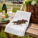 Finish Line Horse Racing Embroidered Guest Towel