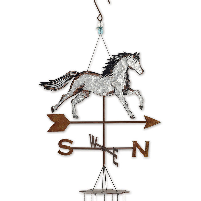 Horse Weathervane Equestrian Wind Chime