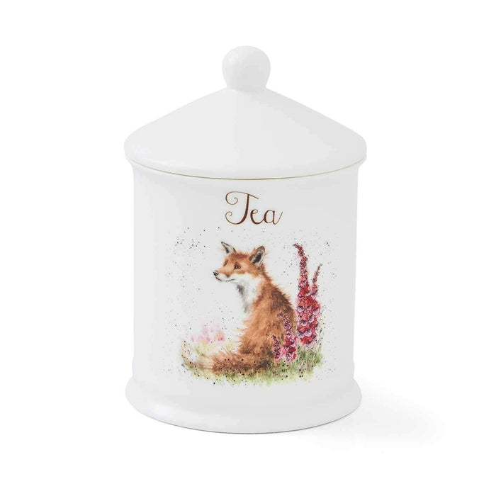 Foxgloves Tea Canister by Wrendale