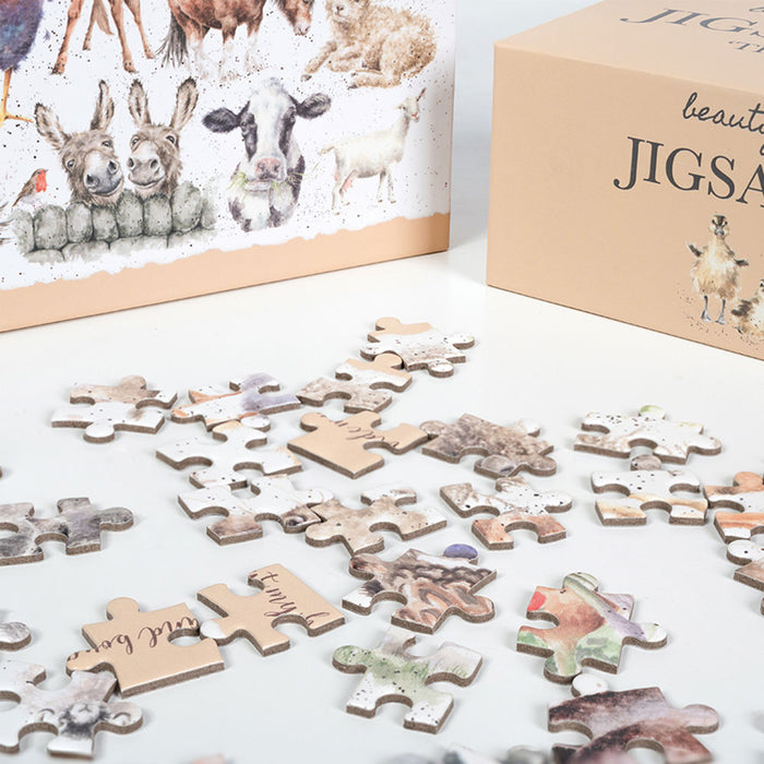 Farmyard Friends Jigsaw Puzzle by Wrendale