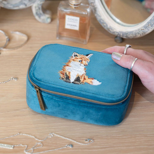 Day Dreamer Fox Embroidered Jewerly Case