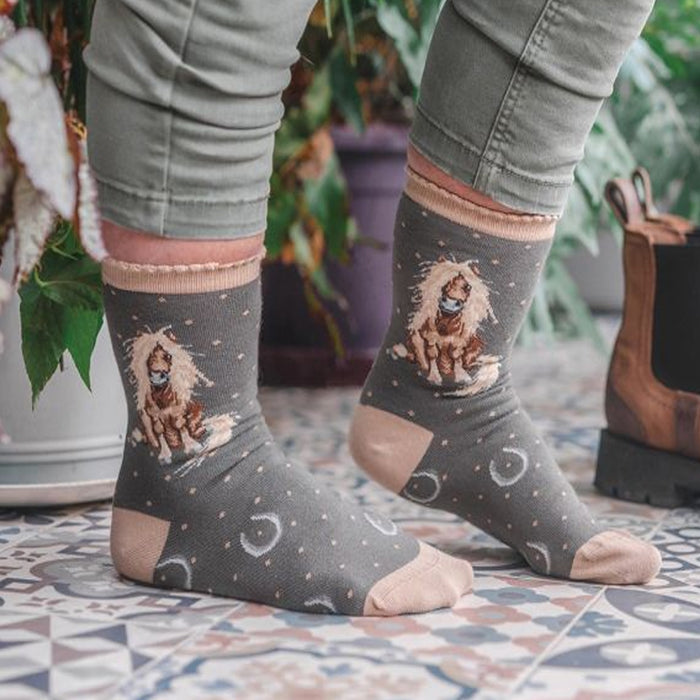 Gloria the Horse Ladies Socks by Wrendale