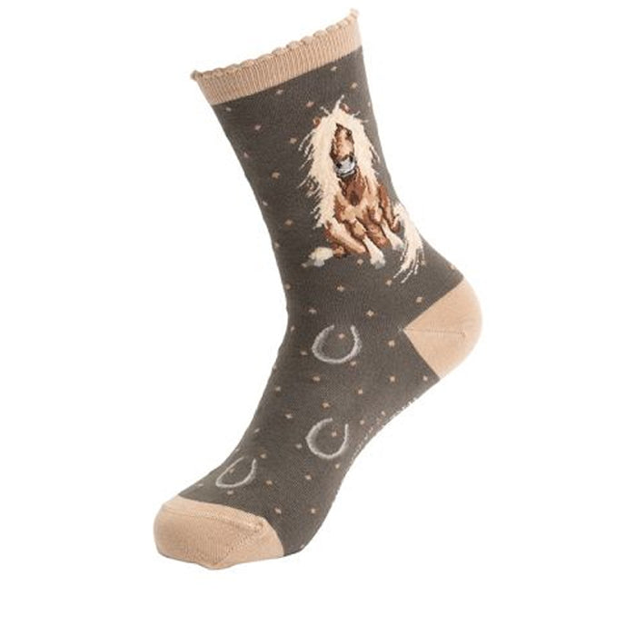 Gloria the Horse Ladies Socks by Wrendale