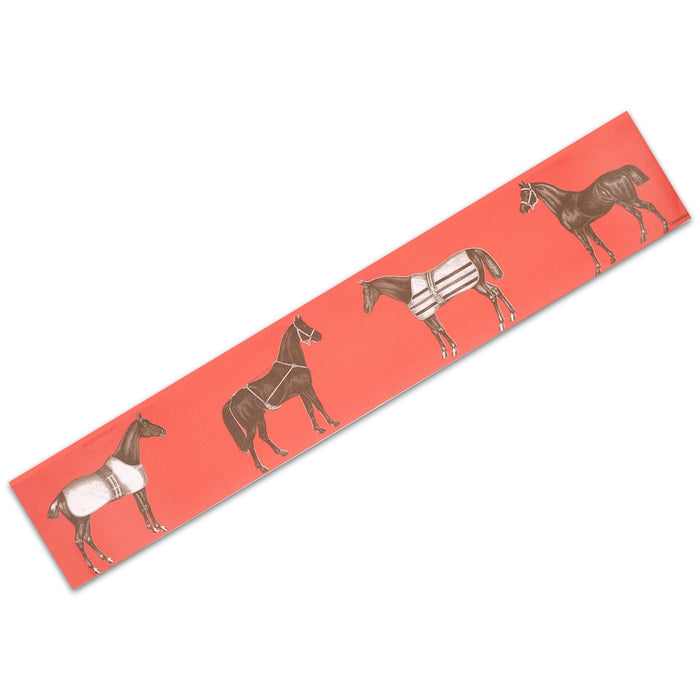 Heritage Equestrian Vinyl Table Runner - Wipe Clean