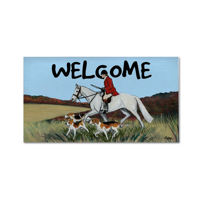 Foxhunt Welcome Door Mat Insert
