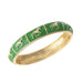 Horsin' Around Enamel Sculpted Enamel Hinged Bangle - Green