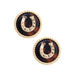 Horseshoe Tortoise Stud Earrings