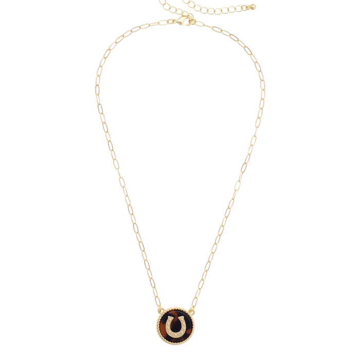 Horseshoe Tortoise Adjustable Necklace