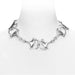 Equestrian Chunky Bits Choker Necklace - Silver