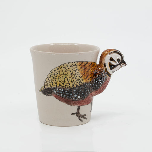 Quail Mug Hand-painted