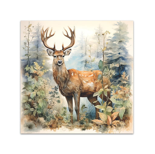 Autumn Stag Paper Beverage Napkins