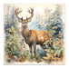 Autumn Stag Paper Luncheon Napkins