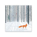 Winter Fox Trail Paper Beverage Napkins