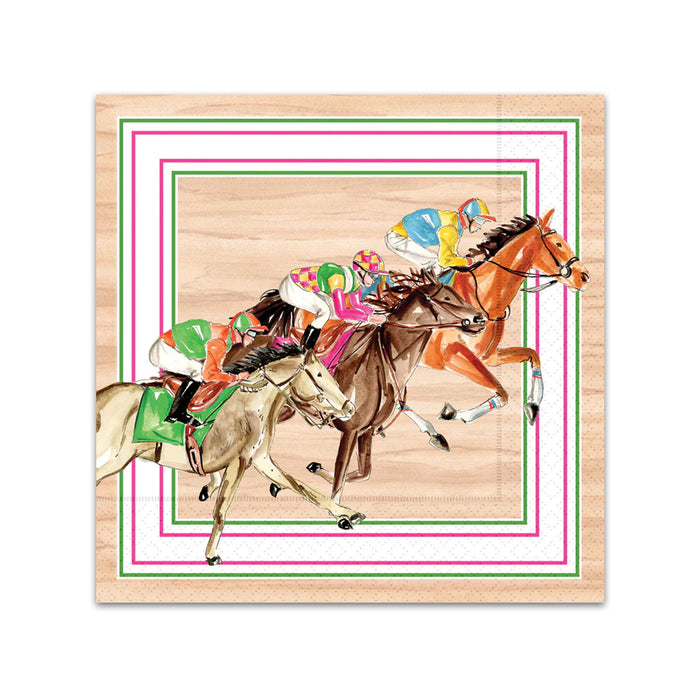 Derby Rider Paper Beverage Napkins