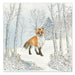 Fox Winter Trek Paper Luncheon Napkins