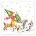 Forest Christmas Parade Luncheon Napkins