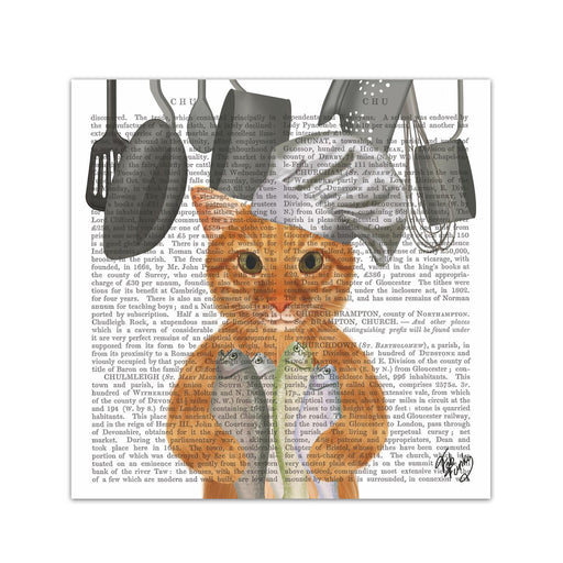 Cat Chef Paper Beverage Napkins