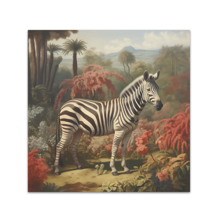 Savanah Zebra Paper Beverage Napkins