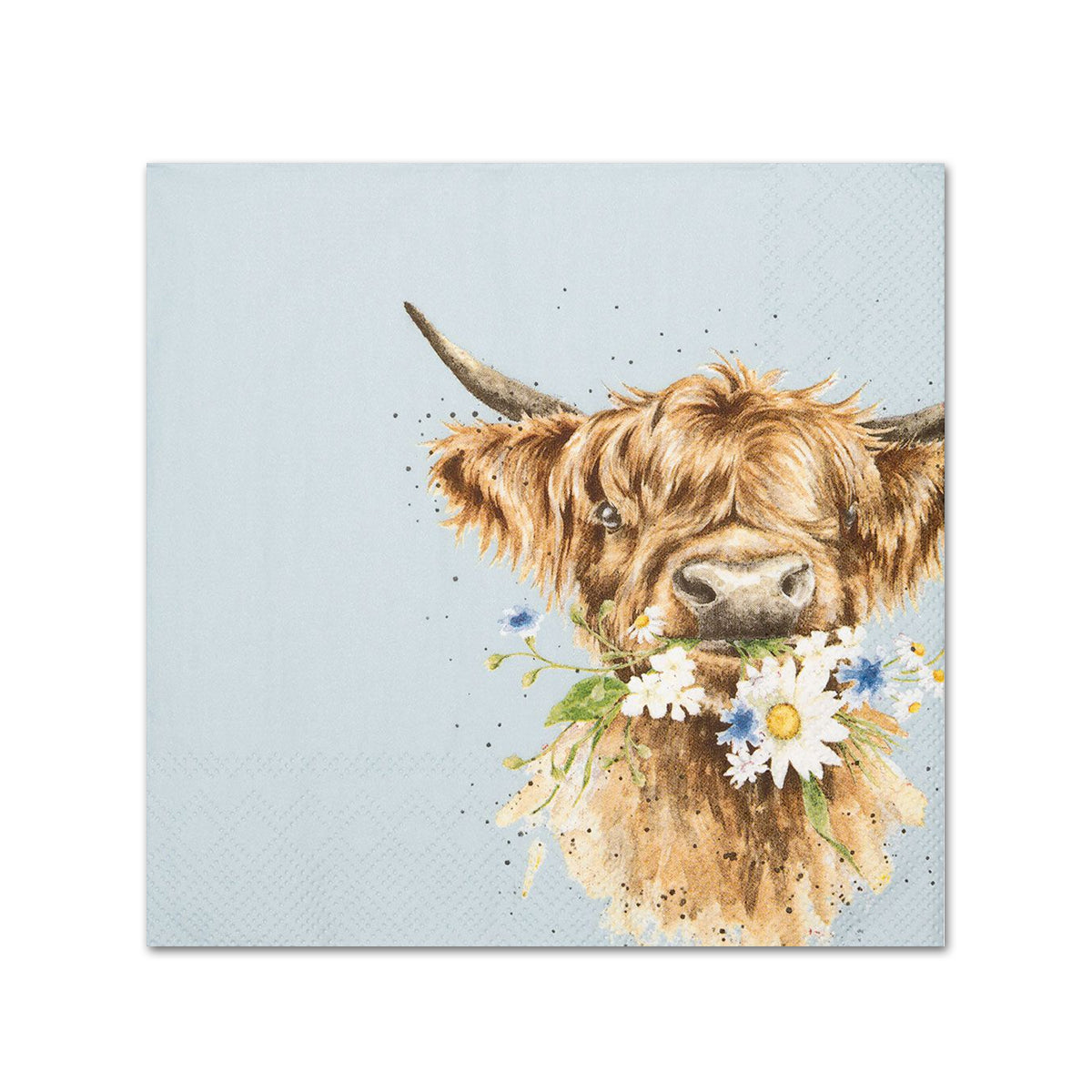 Highland Cattle Paper Beverage Napkins by Wrendale — Horse and Hound