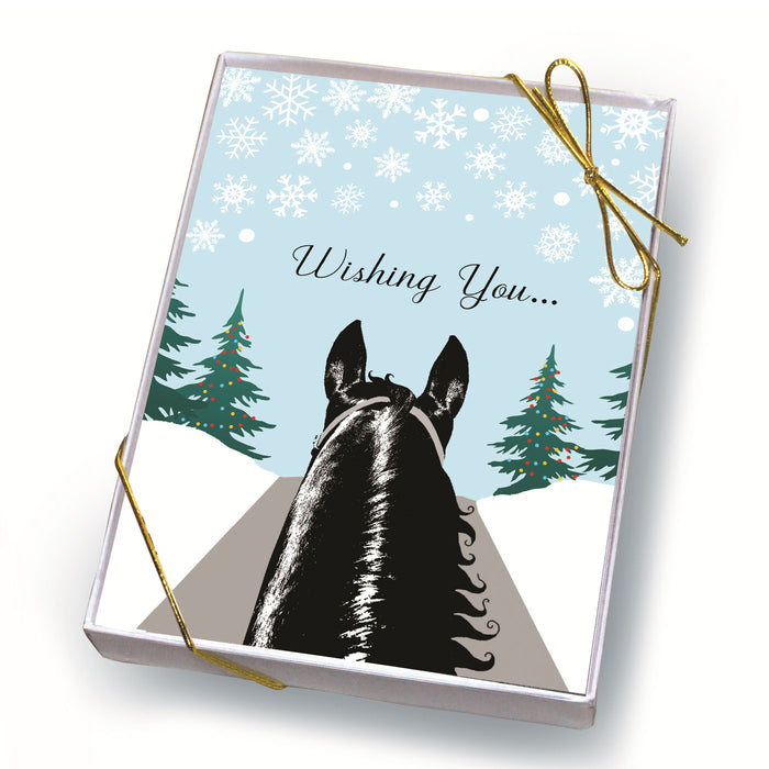View Between the Ears Equestrian Holiday Cards
