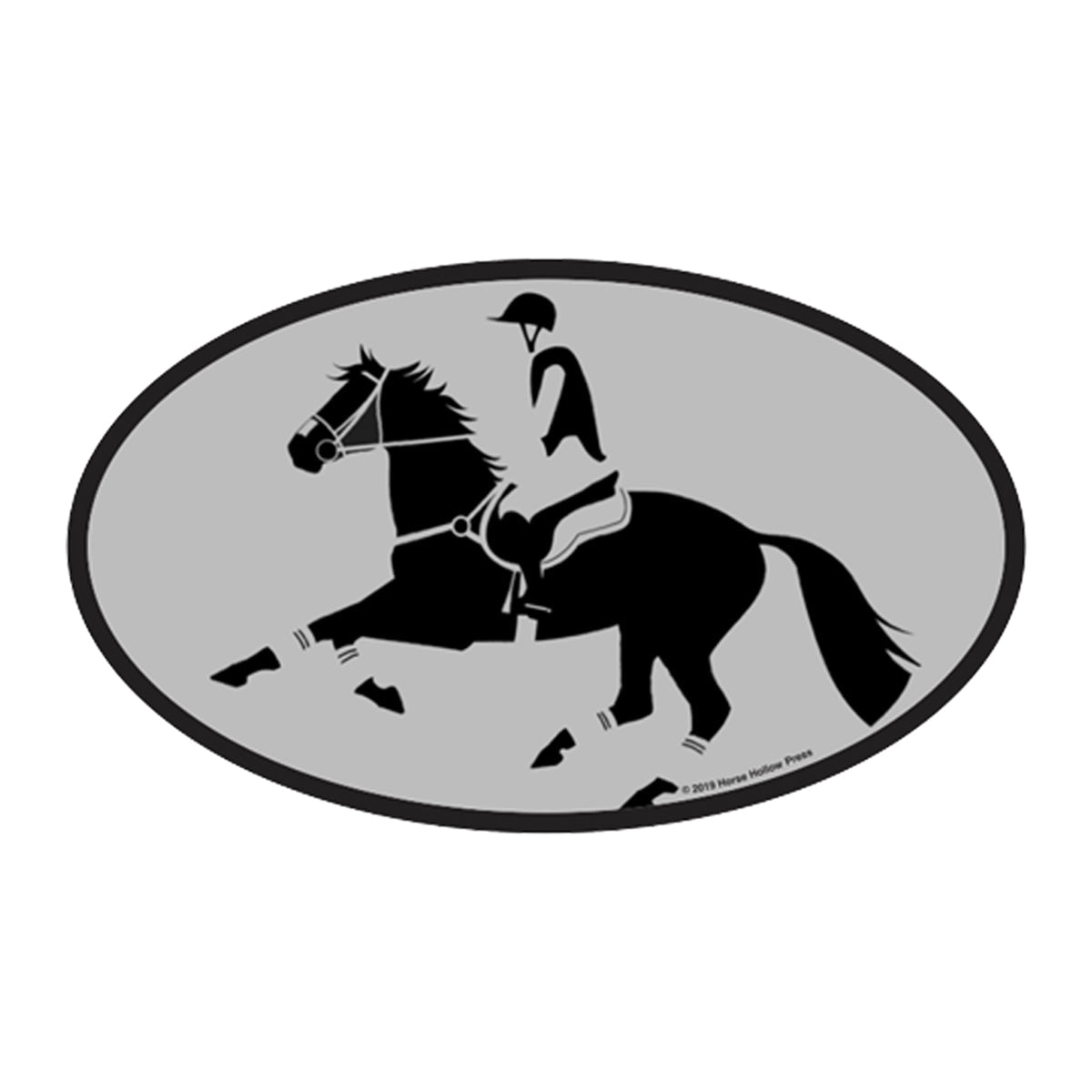 Eventer Euro Oval Sticker — Horse and Hound Gallery