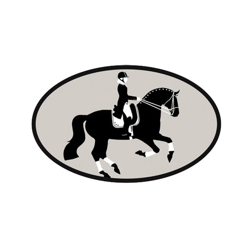 Piaffe Dressage Euro Oval Sticker
