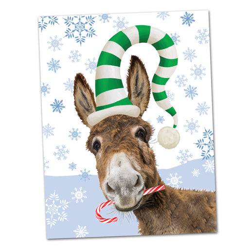Donkey Elf Holiday Cards
