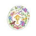 Racehorse Derby Icons Paper Coasters