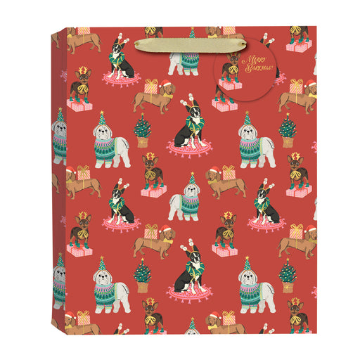 Merry Barkmas Paper Gift Bag - Large