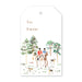 Equestrian Toile Gift Tags - Pkg 8