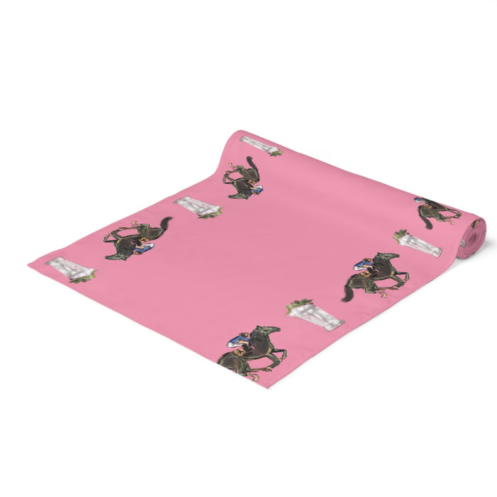 Jockeys & Juleps Paper Table Runner - Pink