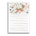 Frolicking Fox Notepad