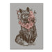 Fox Wrapped in Roses Notecard - Single