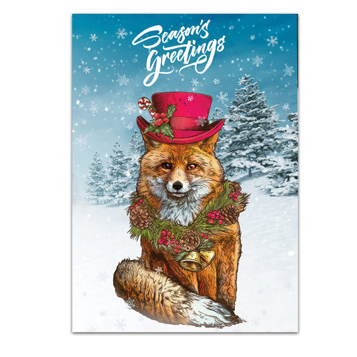 Topper Fox Holiday Cards - Box of 8