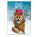 Topper Fox Holiday Cards - Box of 8
