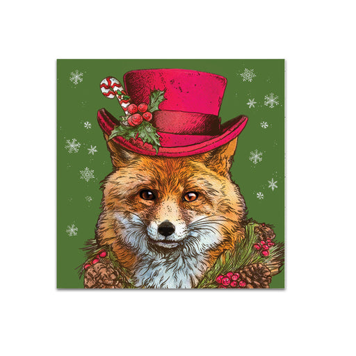 Topper Fox Holiday Gift Enclosures - Set of 4