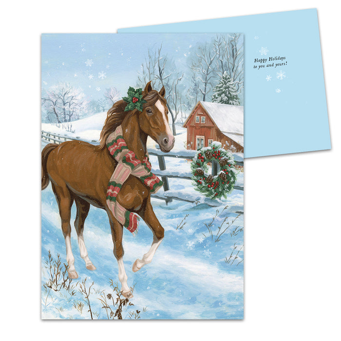 Holiday Horse Christmas Cards - Box of 8