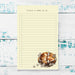 Sleeping Fox & Daisies Notepad