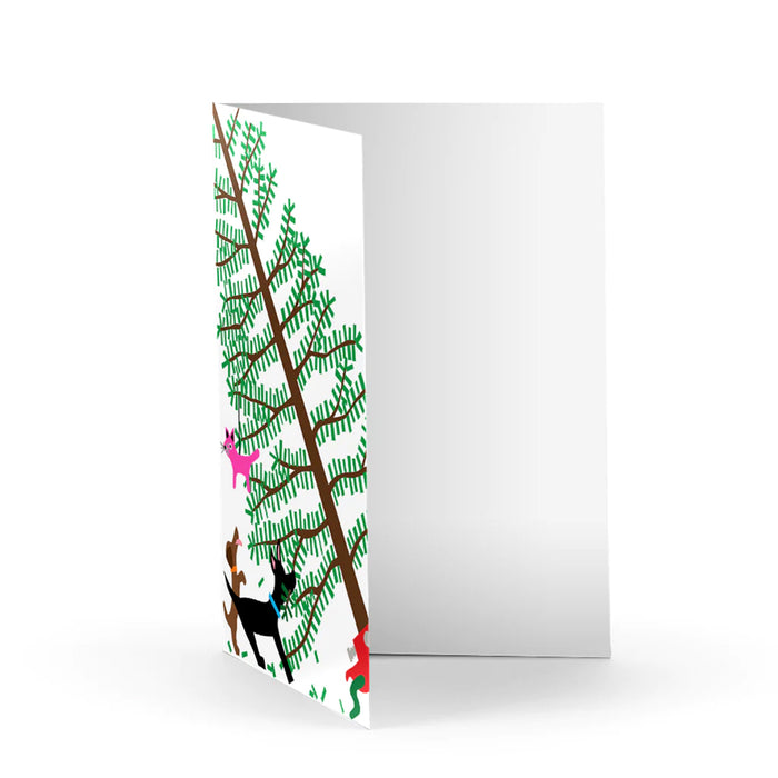 Naughty Dogs Holiday Cards by R. Nichols