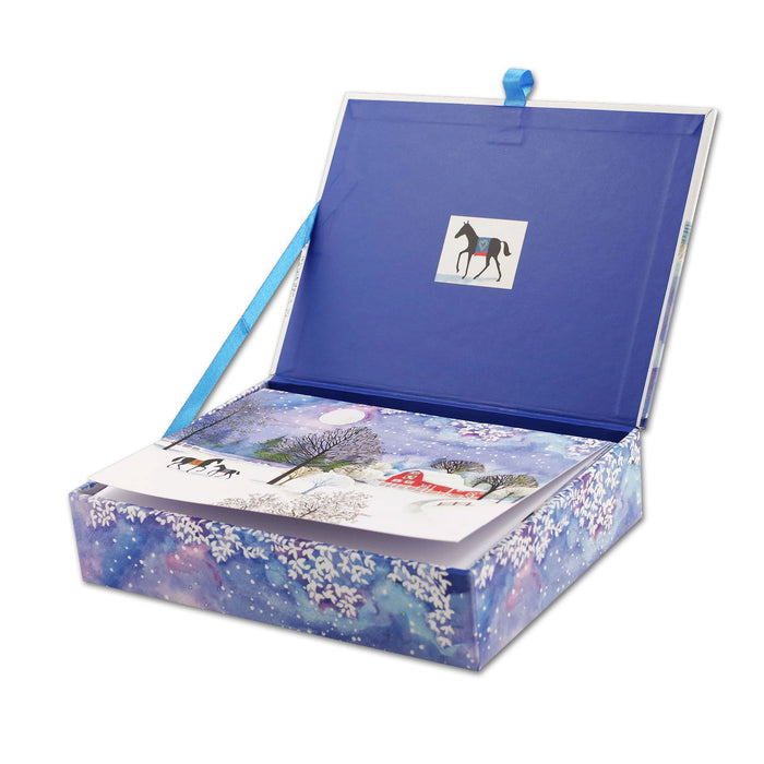 Winter Horse Farm Holiday Cards