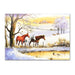 Horse in Winter Holiday Cards