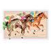Racehorse Trio Paper Placemats