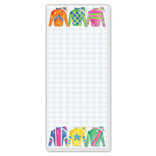 Jockey Silks Skinny Notepad