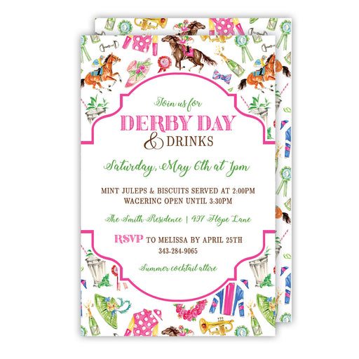 Derby Icons Party Invitations