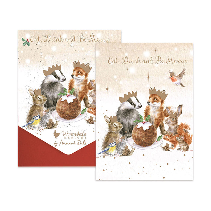 The Christmas Party Holiday Wildlife Cards by Wrendale