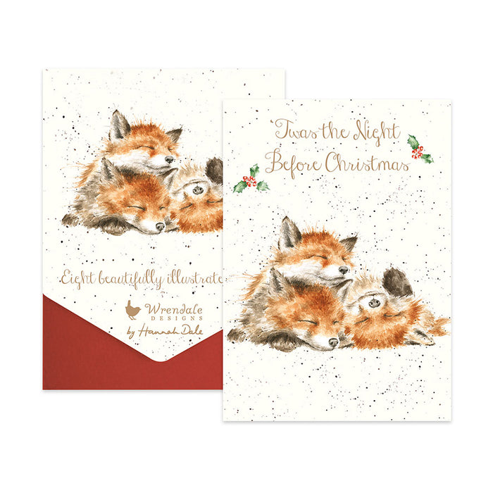The Night Before Christmas - Fox Holiday Cards by Wrendale