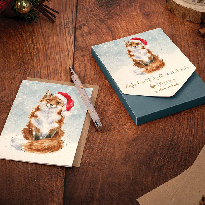 Santa Fox Christmas Cards by Wrendale