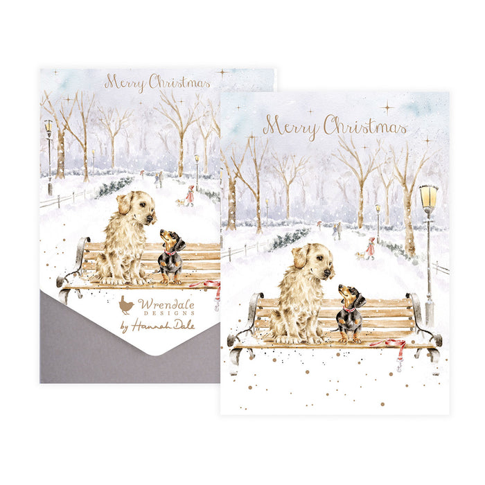 Winter Walks Dog Christmas Cards by Wrendale